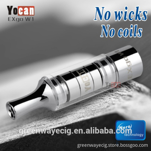 Nero technology Replaceable heating elements Yocan EXgo W1 wax vaporizer No wick no alloy yocan w1 kit / Yocan W4